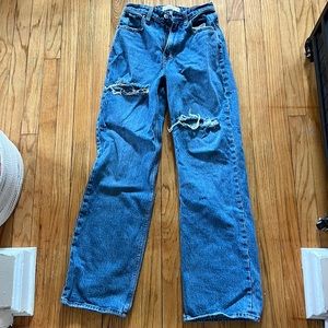 Abercrombie and Fitch Curve Love 90’s Relaxed Jean High Rise Size 24/00
